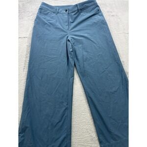 Men's Lululemon Pants Size 33 Wide Leg Chino Pants‎ Relaxed Fit Blue Travel